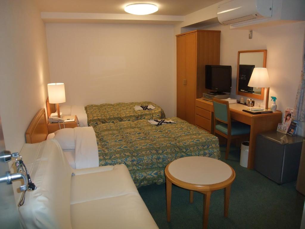 TV a/nebo společenská místnost v ubytování Hotel Tateshina