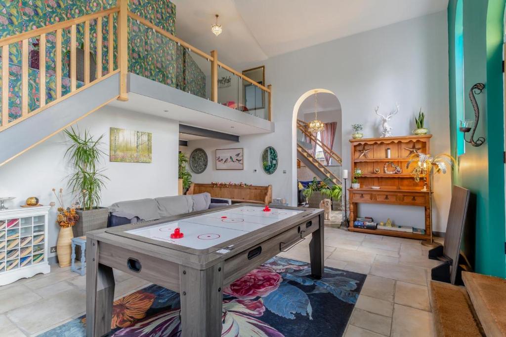 Posezení v ubytování Sycamore Corner Chapel