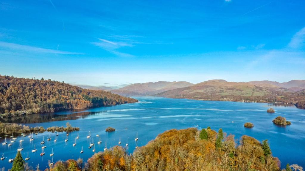 a view of the river loch ness in the scottish highlands at The Cranleigh Boutique in Bowness-on-Windermere