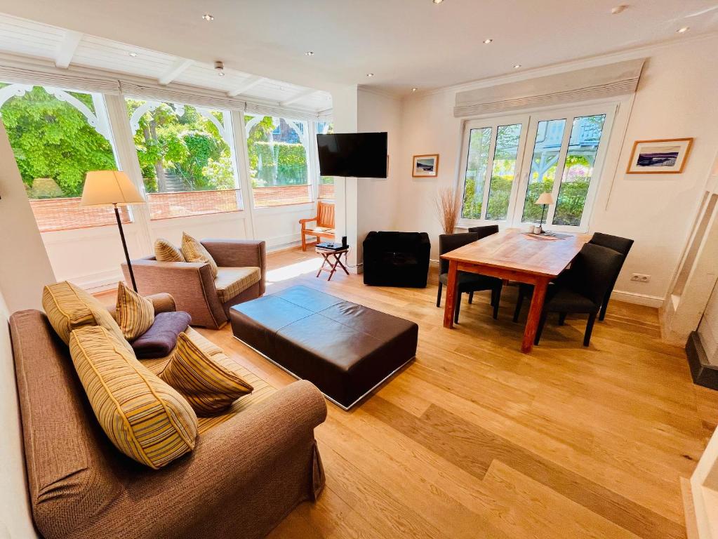 Et tv og/eller underholdning på Appartement Schmale Heide