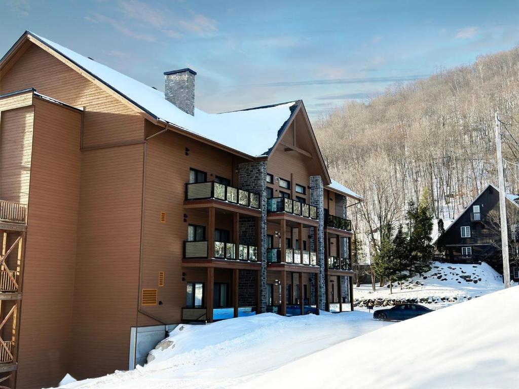 Budova, kde se aparthotel nachází