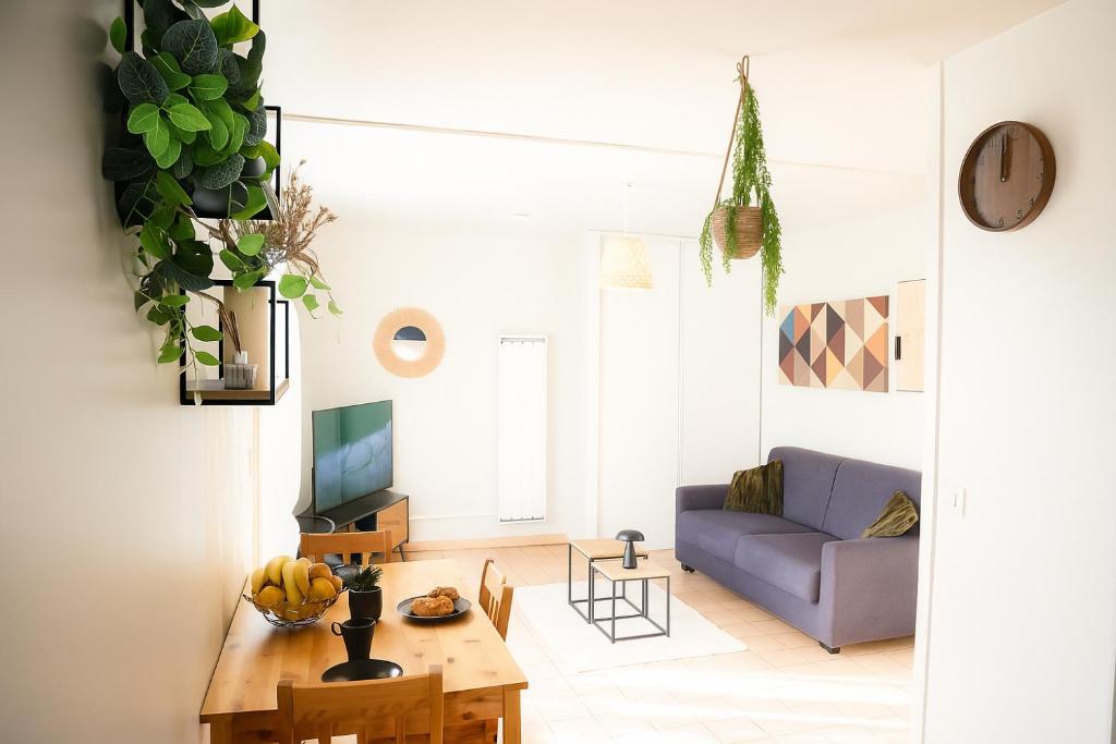 Et opholdsområde på Studio Jean Moulin