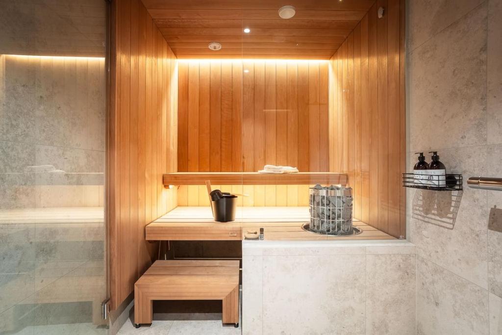 Koupelna v ubytování Joiku - Kaira