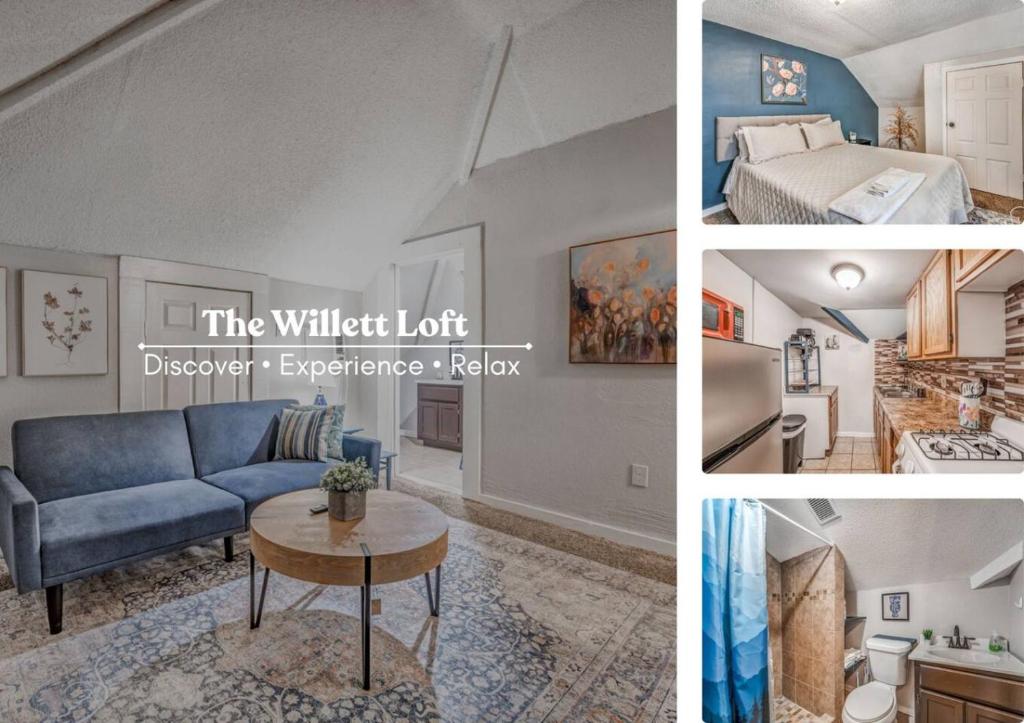 Η κουζίνα ή μικρή κουζίνα στο The Willett Loft - Spacious 2BR Escape in Memphis