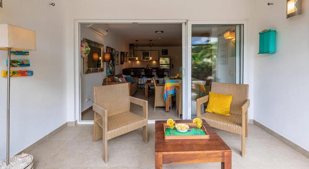 Posezení v ubytování Casa de Arte