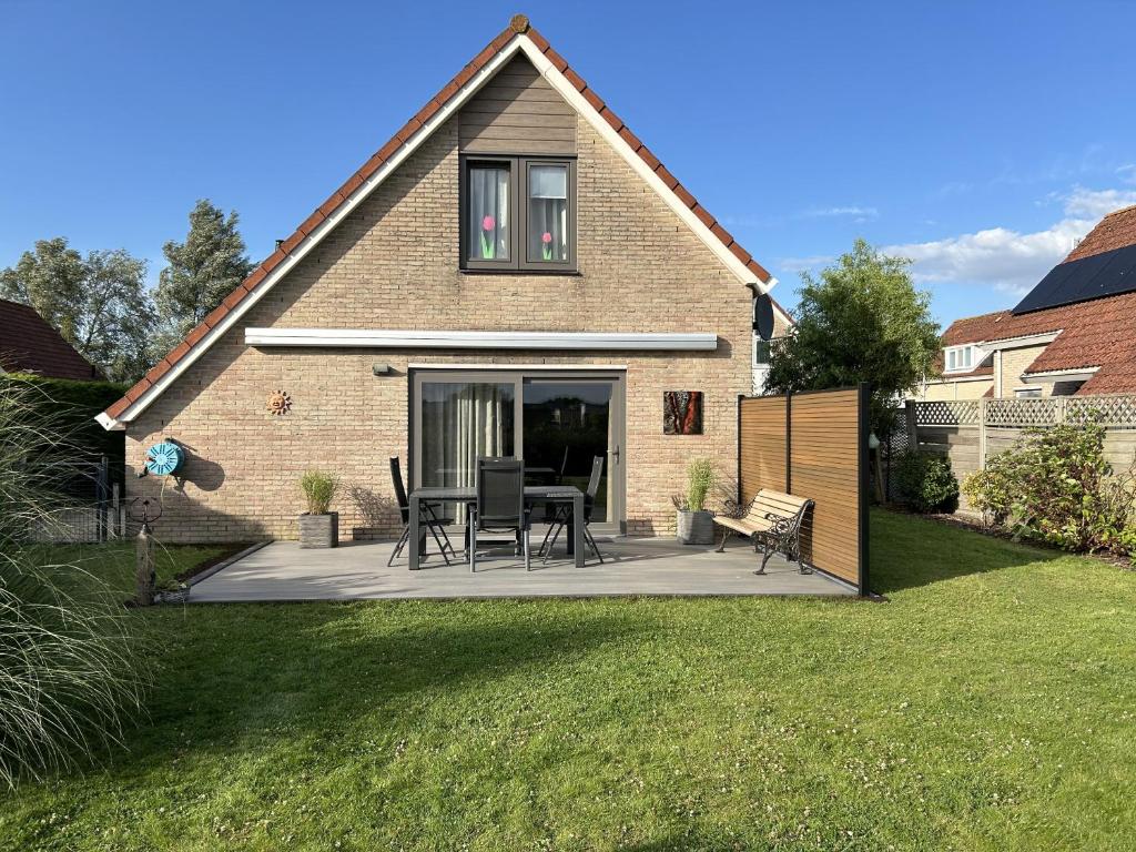 Bygningen som feriehuset ligger i