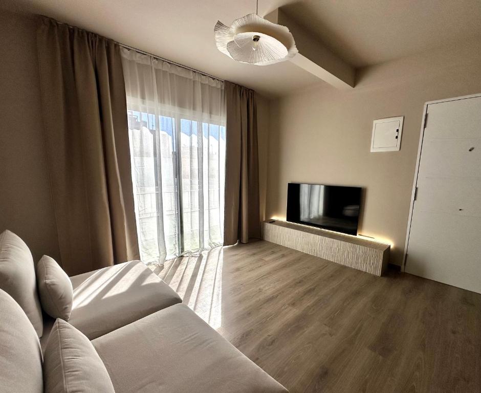 Μια τηλεόραση ή/και κέντρο ψυχαγωγίας στο Cacao apartamento, Las Galletas