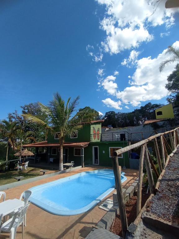 Swimmingpoolen hos eller tæt på Chácara Mato Dentro