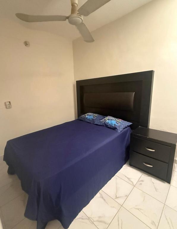 Ένα ή περισσότερα κρεβάτια σε δωμάτιο στο Casa en renta colonia Antonio rosales