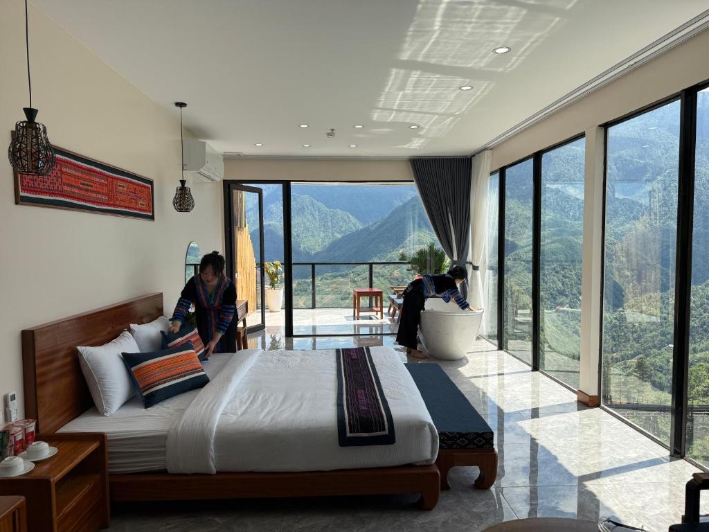 Nespecifikovaný výhled na hory nebo výhled na hory při pohledu z ubytování v soukromí