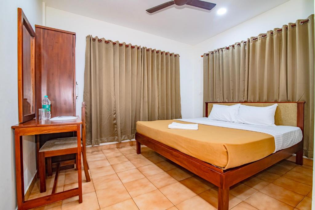 Ένα ή περισσότερα κρεβάτια σε δωμάτιο στο Hotel Nova