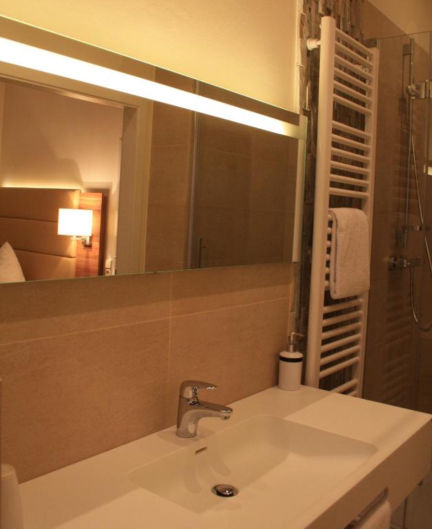 Koupelna v ubytování Schlosshotel Molkenkur