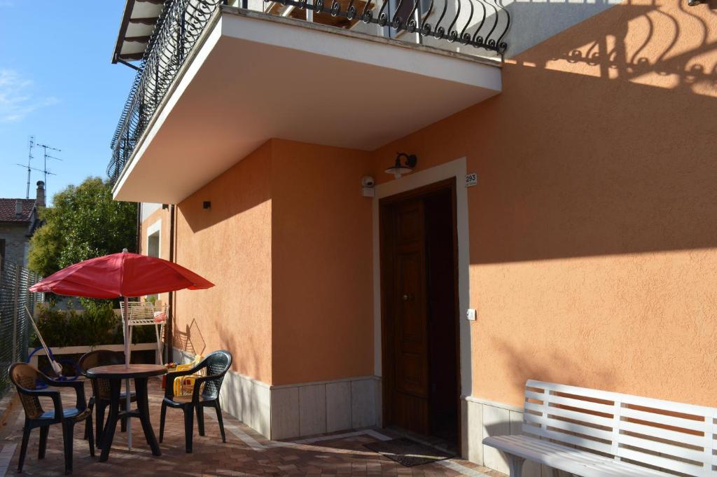 Balkón nebo terasa v ubytování B&B Harmonia
