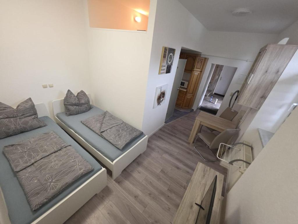 Χώρος καθιστικού στο Apartment Zeitz Zangenberg