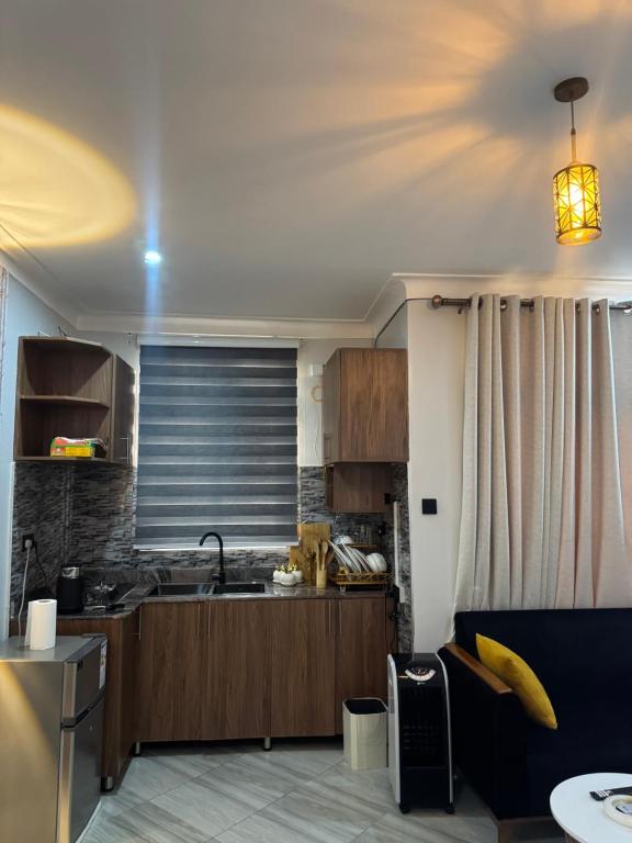 Χώρος καθιστικού στο Suite Nothings