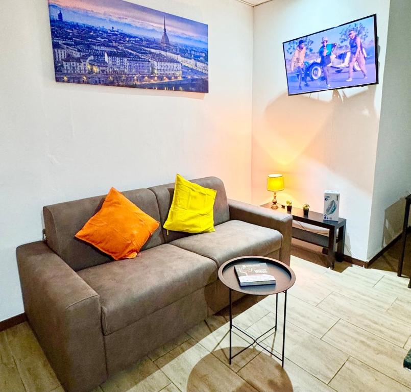 Posezení v ubytování Comfortable apartment in the center