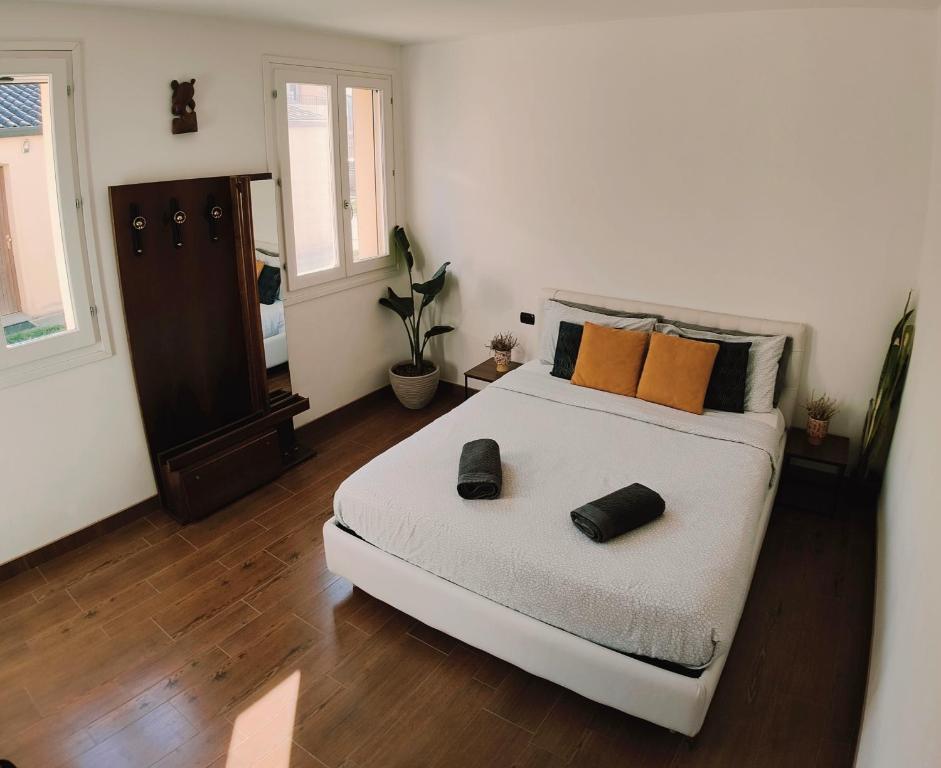 Postel nebo postele na pokoji v ubytování Chez Nous