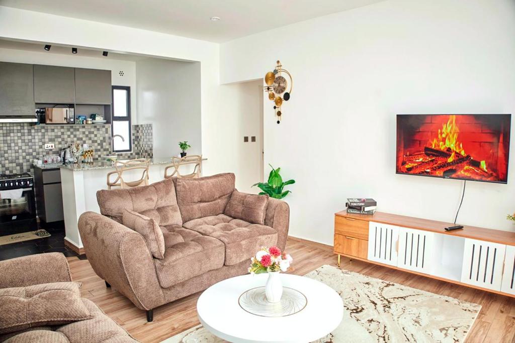 Posezení v ubytování Juwell Haven