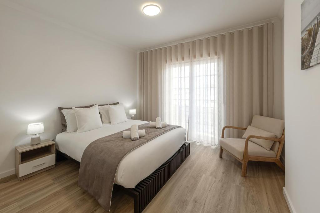 Postel nebo postele na pokoji v ubytování Atlantic Coast Retreat