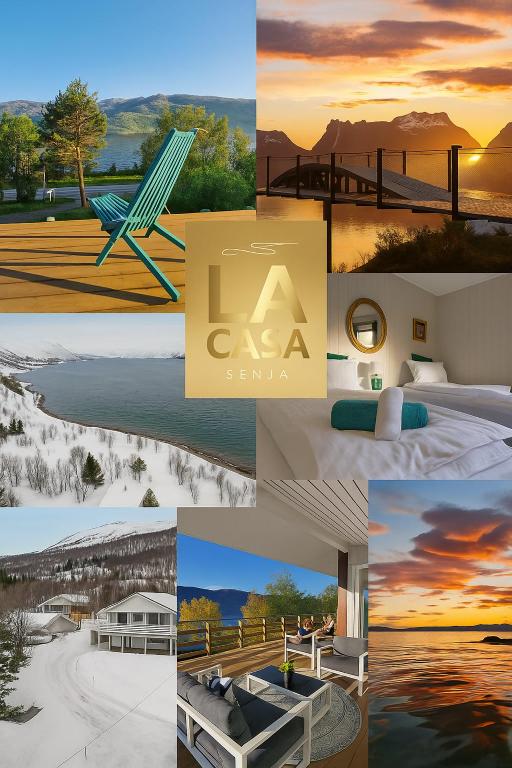 HåverjordaLa Casa Senja的度假村照片的拼合