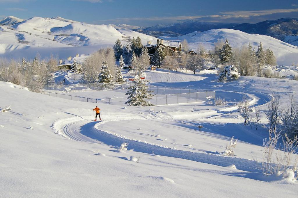 Sun Mountain Lodge v zimě