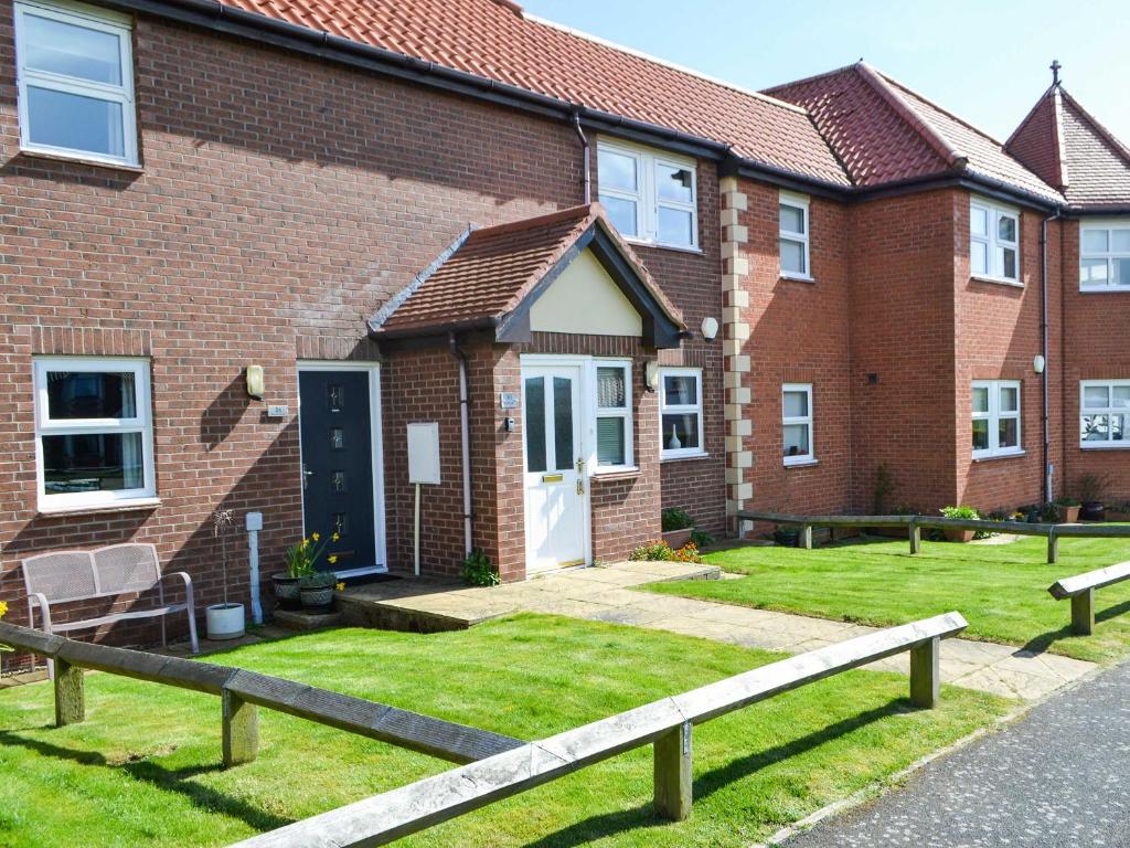 Bygningen som feriehuset ligger i