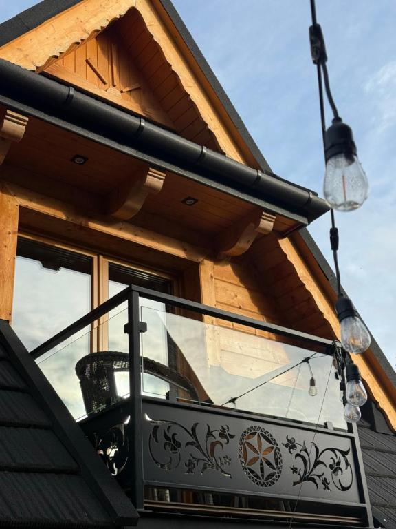 Balkón nebo terasa v ubytování Domki w Białce pod Kotelnicą