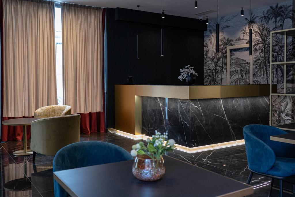 Χώρος καθιστικού στο boutique hotel gambero rosso