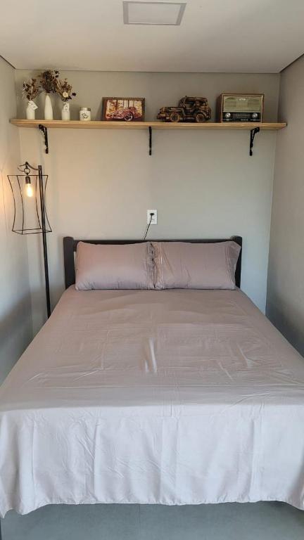 Postel nebo postele na pokoji v ubytování Garagem 36 próximo a Serra do Rio do Rastro