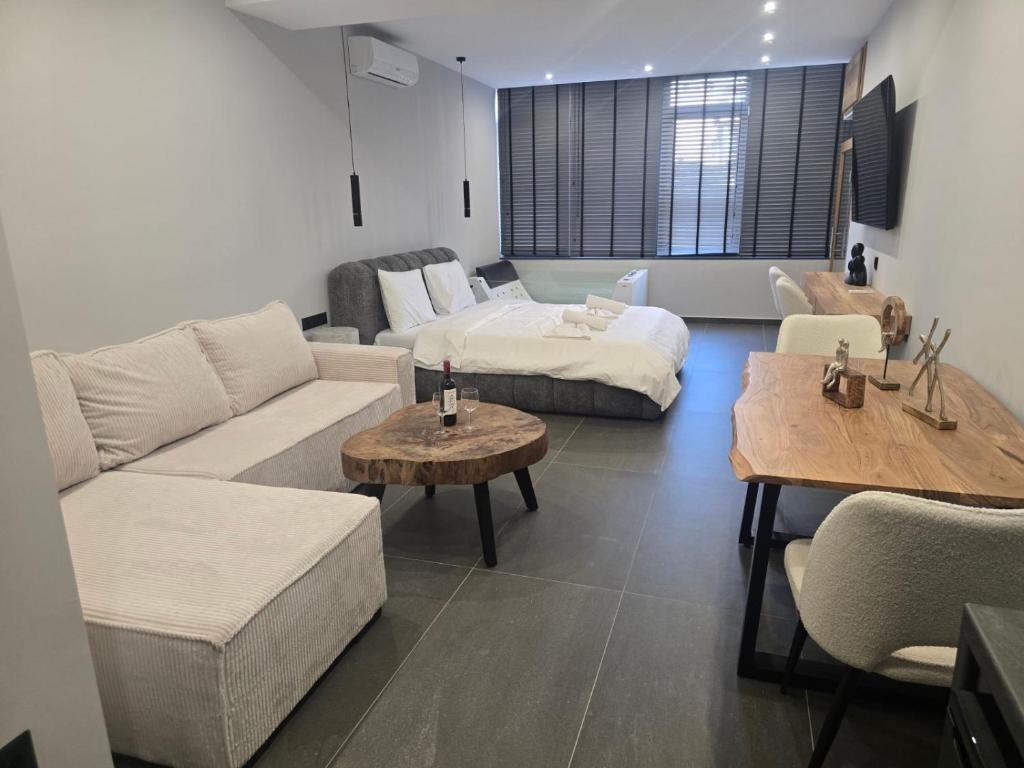 Posezení v ubytování Timeless luxury suites & SPA