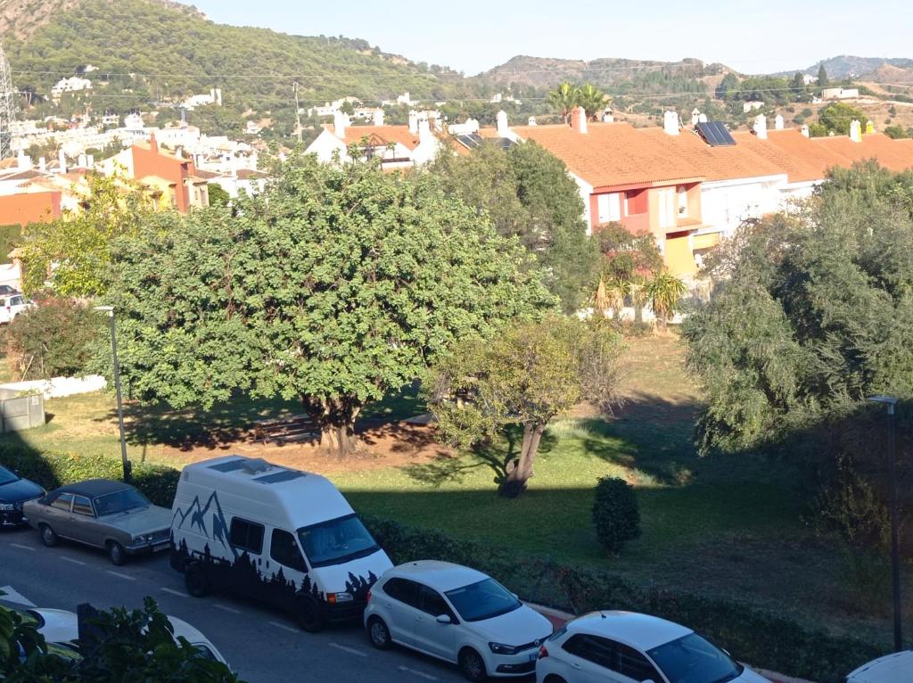 Paisaje cerca de este camping