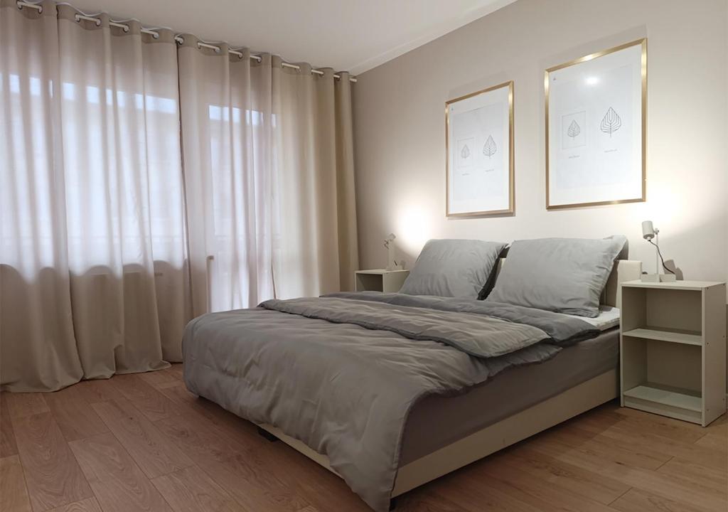 Postel nebo postele na pokoji v ubytování Apartament kaszmir 1