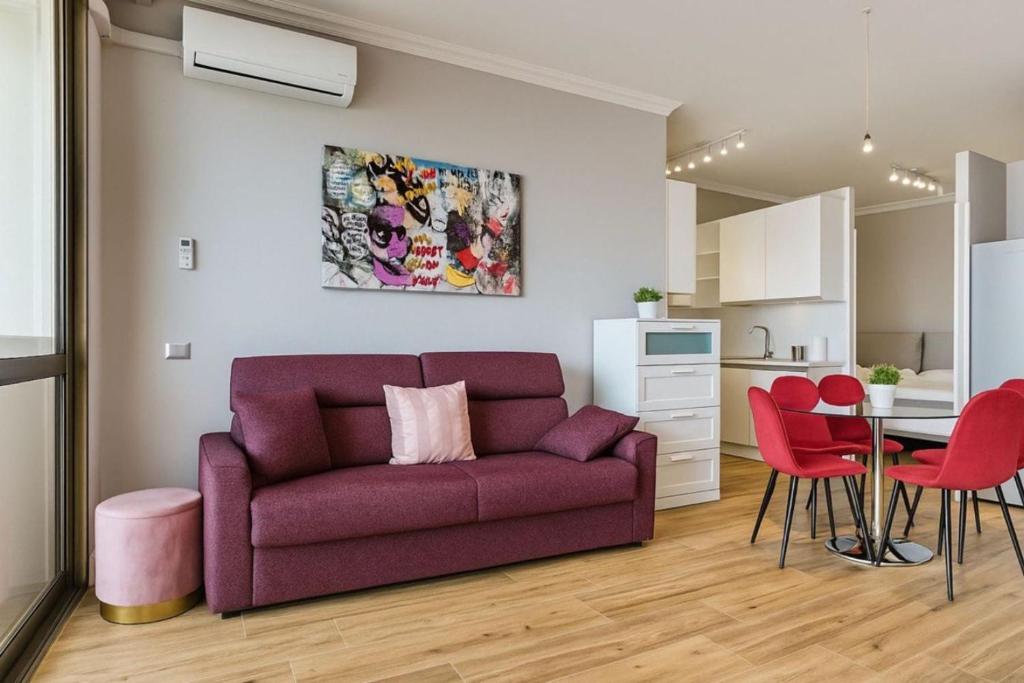 Køkken eller tekøkken på Appartamento Panoramico 2-4 persone Metro Cornelia