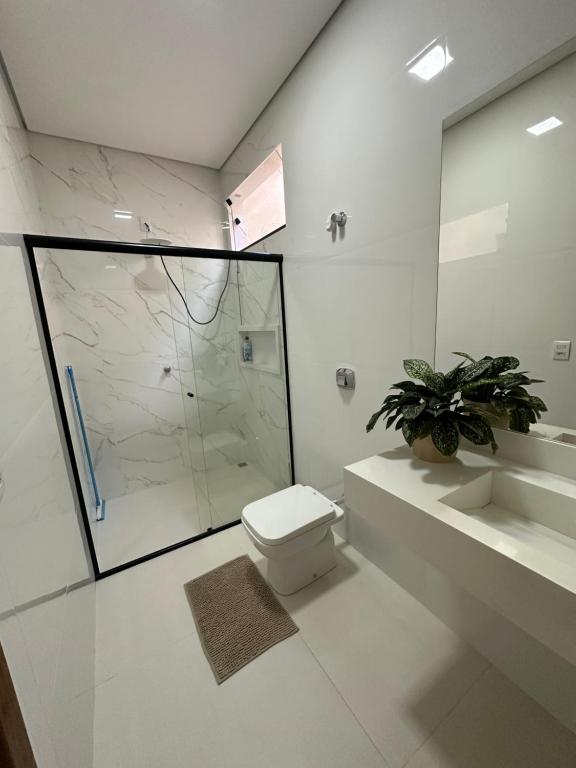 Koupelna v ubytování Casa Siena