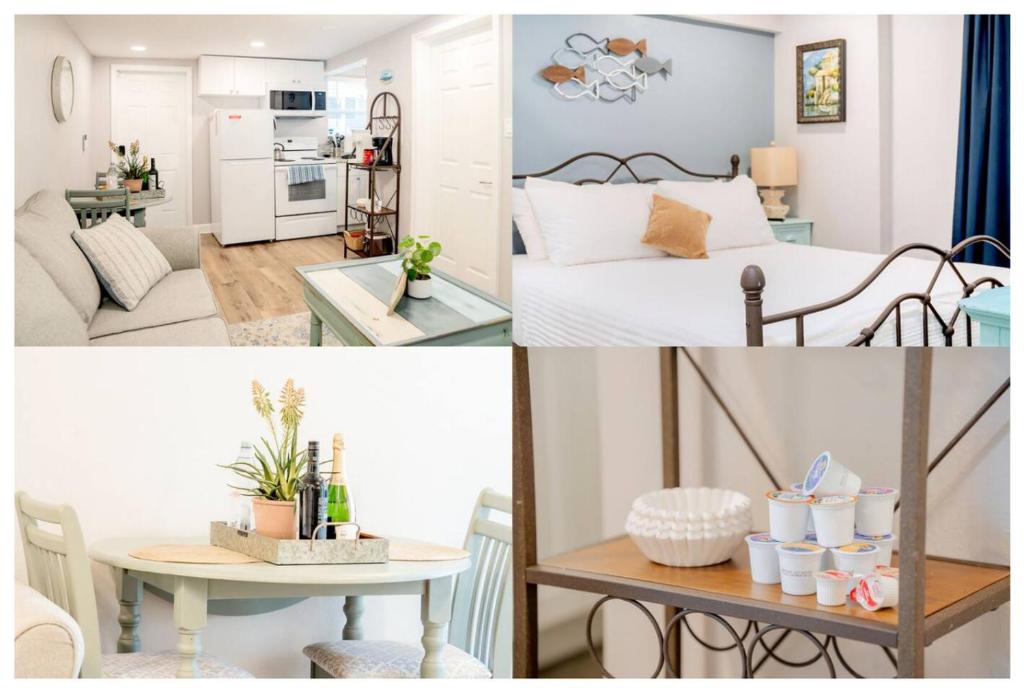 Kuchyň nebo kuchyňský kout v ubytování Cozy Coastal Cottages of Dunedin 3