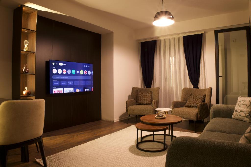 Χώρος καθιστικού στο Four Collection