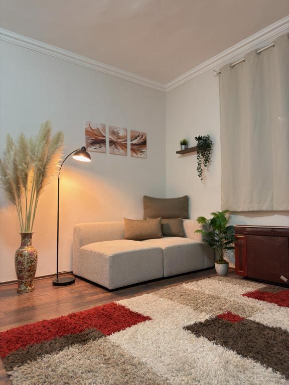 Posezení v ubytování Boldog Deluxe apartman