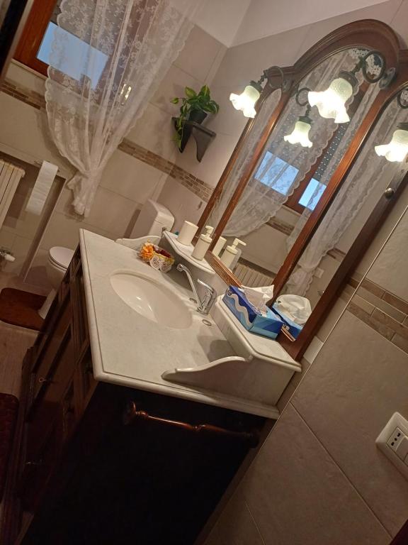 Ένα μπάνιο στο B&B Giovanni e Rosy