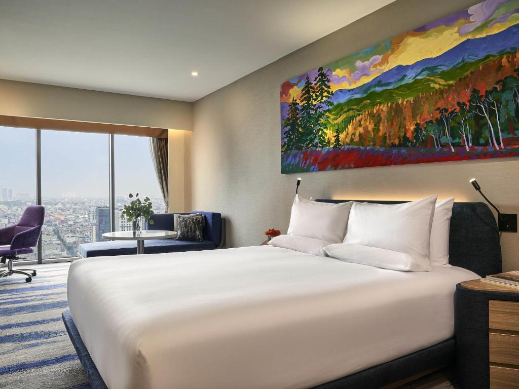 Executive Apartment with Two Single Beds, Sofa and City View - Lounge Access