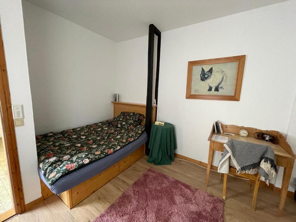 Postel nebo postele na pokoji v ubytování Gasthaus Liam B