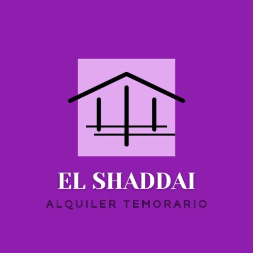 a logo of a house on a purple background at El Shaddai I in Santiago del Estero