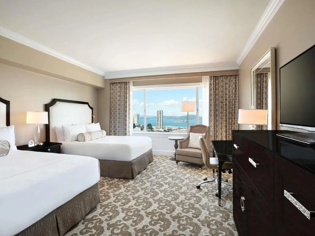 Signature Queen Room with Two Queen Beds and Bay View