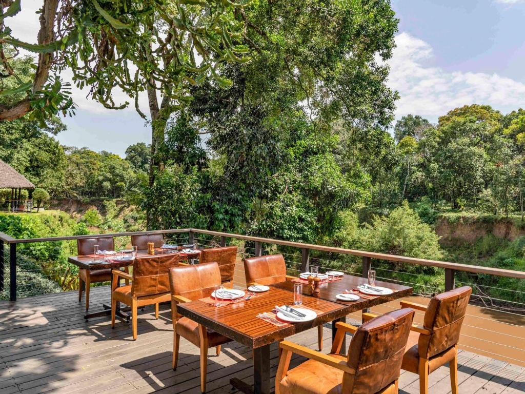 Balkón nebo terasa v ubytování Fairmont Mara Safari Club