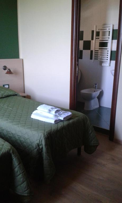 Koupelna v ubytování B&B Mamma Elena