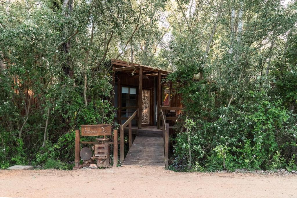 Zahrada ubytování Cabañas en el Bosque a 5 minutos del mar - Estancia CH