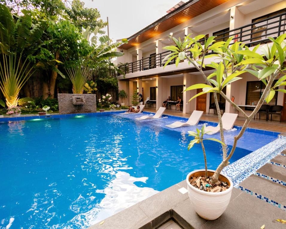 Bazén v ubytování TEZA Resort nebo v jeho okolí