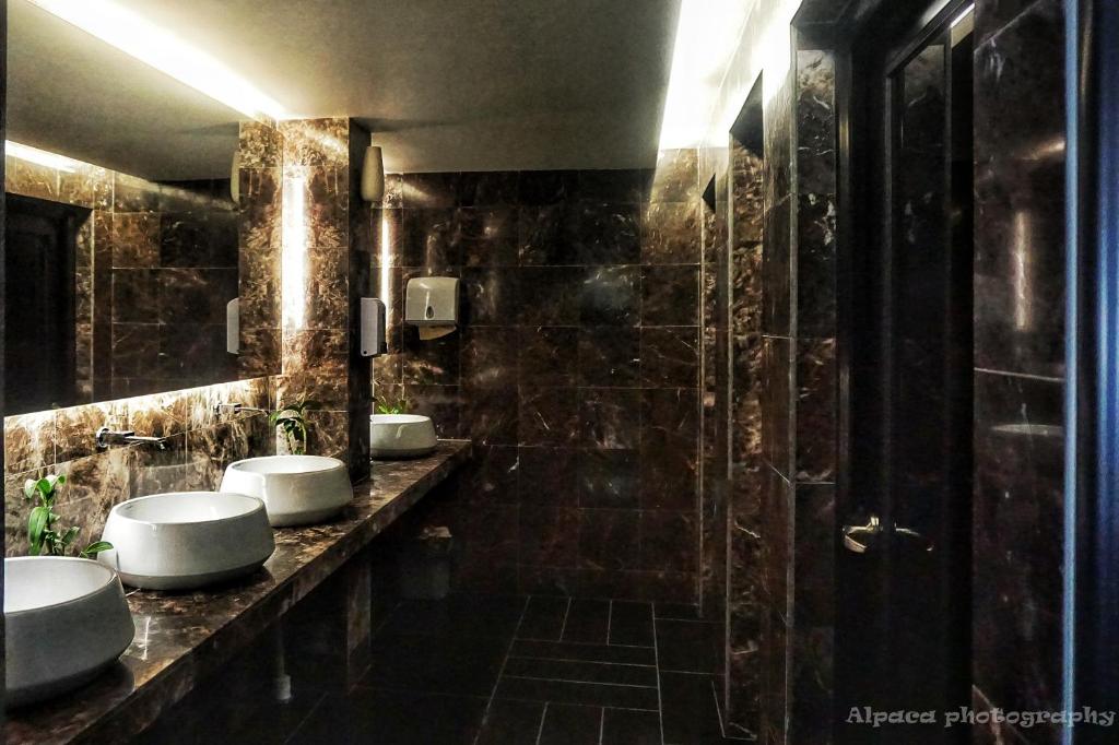 Koupelna v ubytování Nex Hotel Johor Bahru