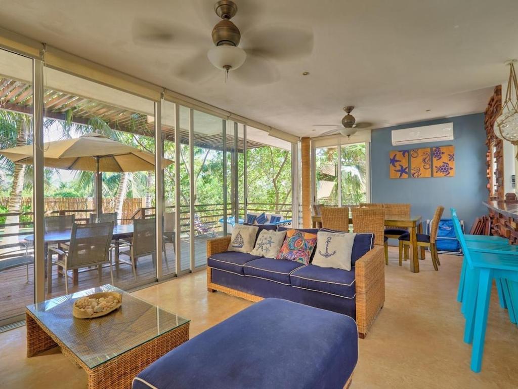 Χώρος καθιστικού στο Villa San Bruno