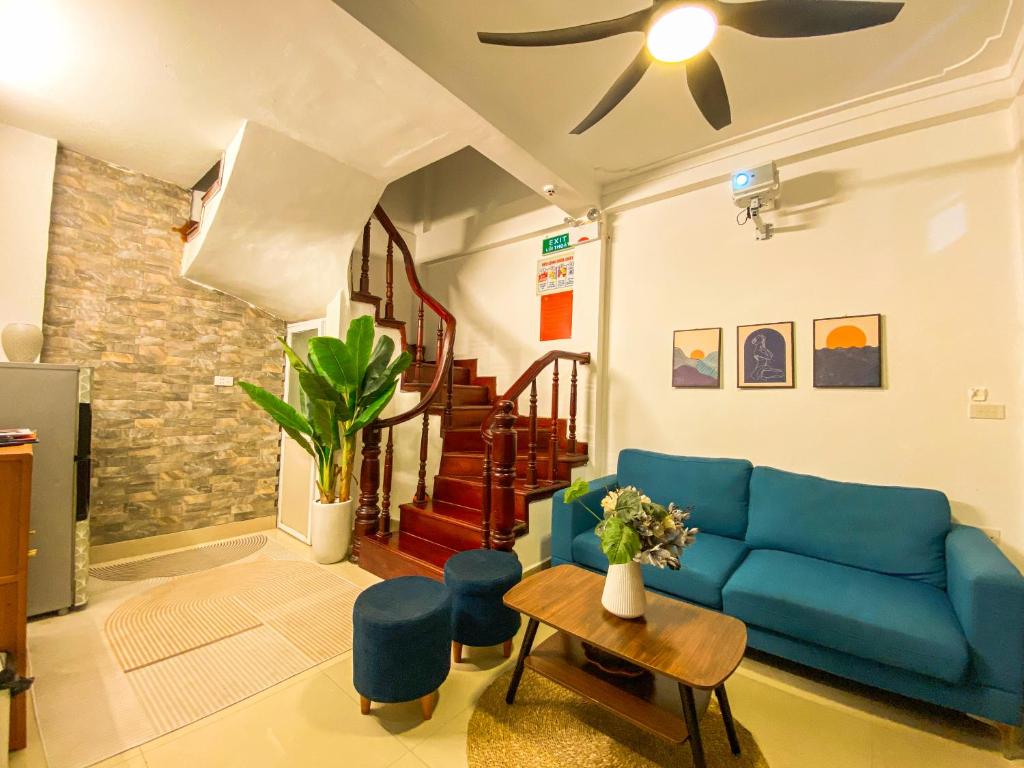 Posezení v ubytování Paperi House - next to night market