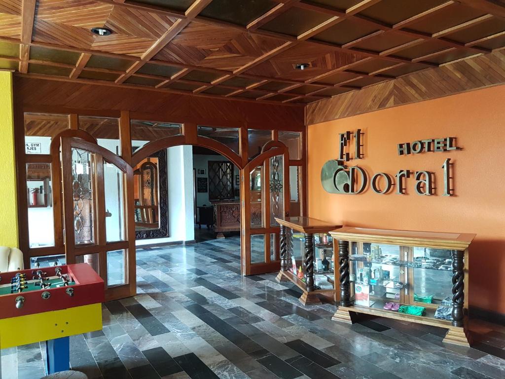 Certifikát, hodnocení, plakát nebo jiný dokument vystavený v ubytování Hotel El Doral